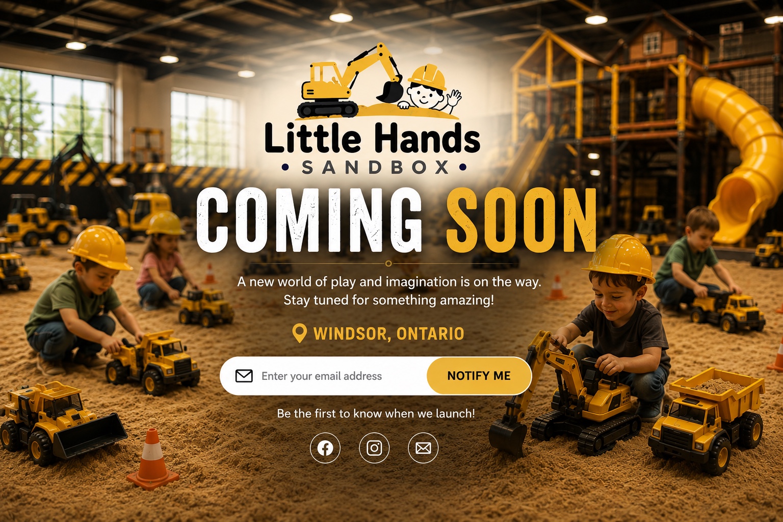 Little Hands Sandbox coming soon in Windsor, Ontario